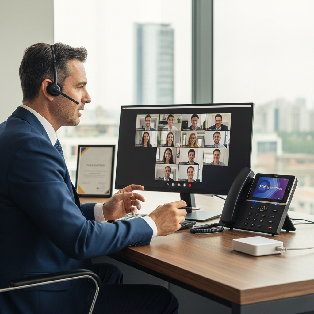 riunione dove il titolare spiega il prodotto