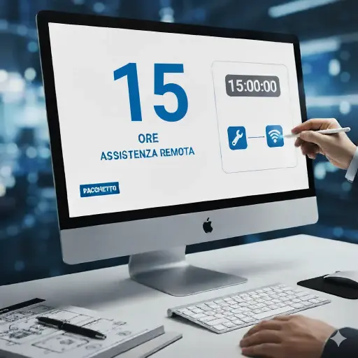 PACCHETTO 15 ORE ASSISTENZA/MANUTENZIONE (Remoto)